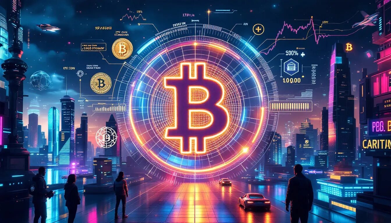 A chart comparing bitcoin investment potential with traditional investments.